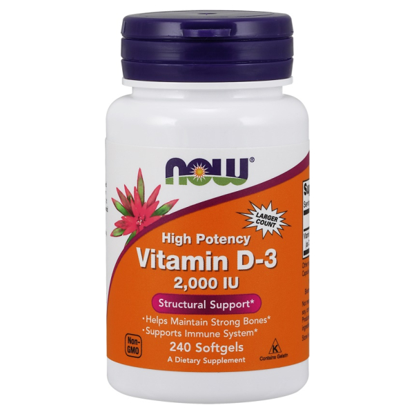 Vitamin D-3, 2000 IU - 240 softgels