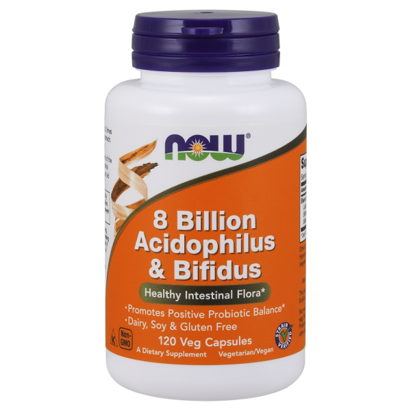 8 Billion Acidophilus & Bifidus - 120 vcaps