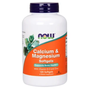 Calcium & Magnesium with Vit D and Zinc - 120 softgels