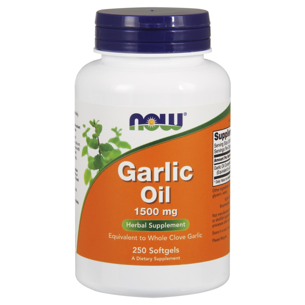 Garlic Oil, 1500mg - 250 softgels