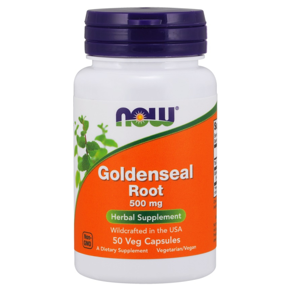 Goldenseal Root, 500mg - 50 vcaps