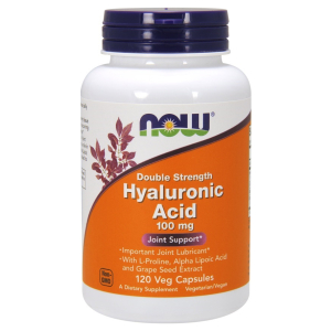 Hyaluronic Acid, 100mg Double Strength - 120 vcaps