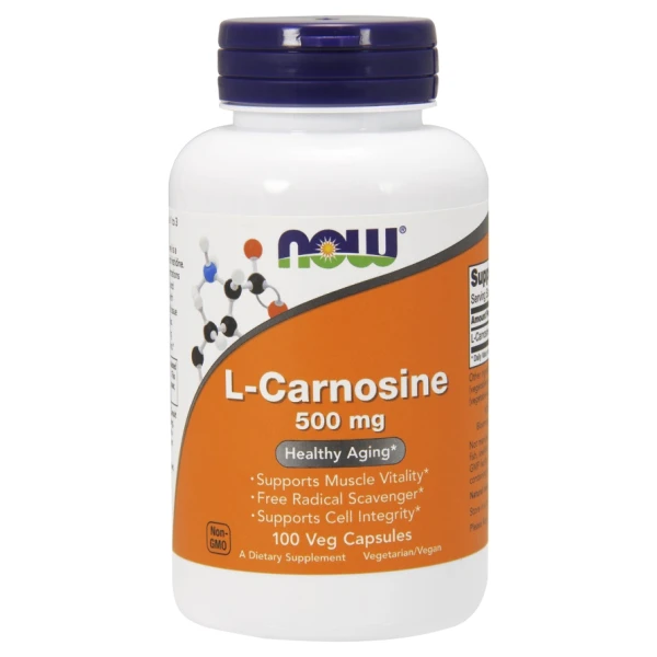 L-Carnosine, 500mg - 100 vcaps