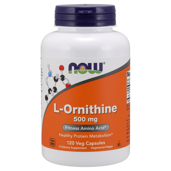 L-Ornithine, 500mg - 120 vcaps