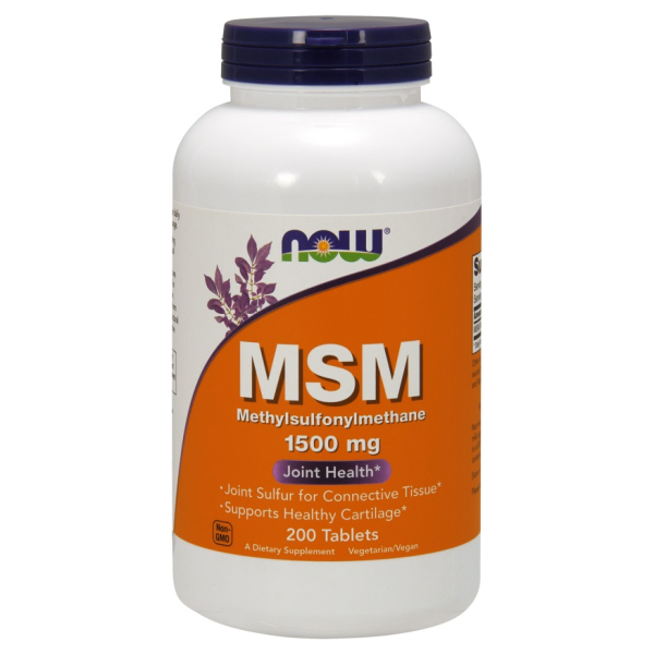 MSM Methylsulphonylmethane, 1500mg - 200 tabs