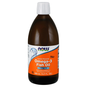 Omega-3 Fish Oil Liquid, Lemon - 500 ml.