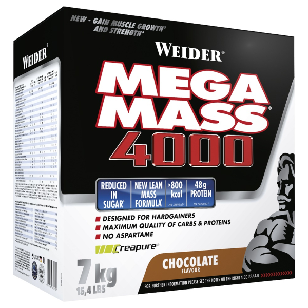 Mega Mass 4000, Strawberry - 7000g