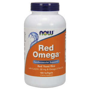 Red Omega (Red Yeast Rice) - 180 softgels