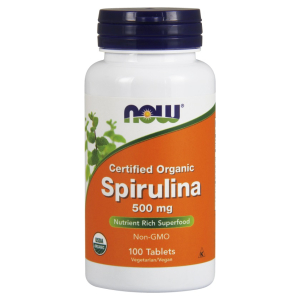 Spirulina Organic, 500mg - 100 tabs