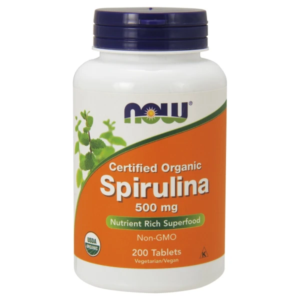 Spirulina Organic, 500mg - 200 tabs