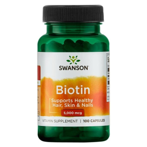 Biotin, 5000mcg - 100 caps