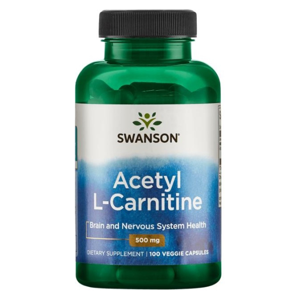 Acetyl L-Carnitine, 500mg - 100 vcaps