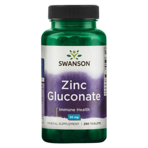 Zinc Gluconate, 30mg - 250 tabs