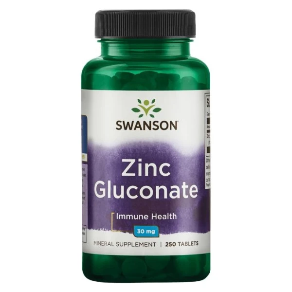 Zinc Gluconate, 30mg - 250 tabs