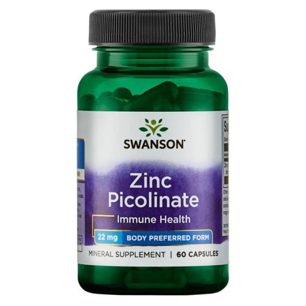 Zinc Picolinate Body Preferred Form, 22mg - 60 caps