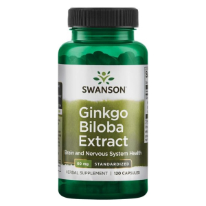 Ginkgo Biloba Extract 24%, 60mg - 120 caps