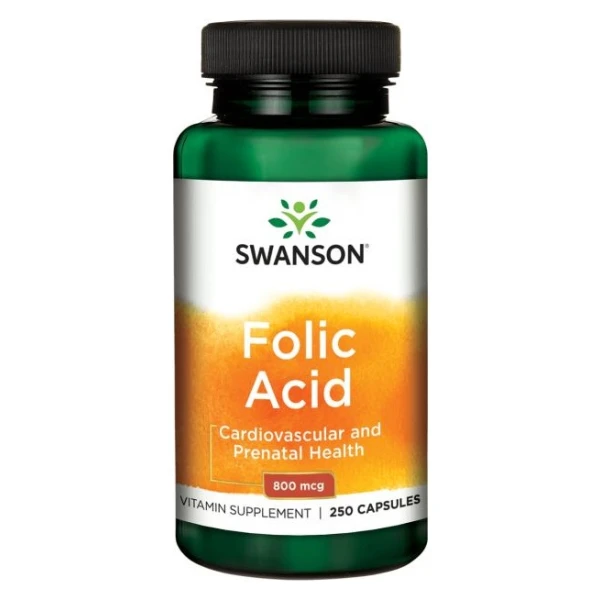 Folic Acid, 800mcg - 250 caps