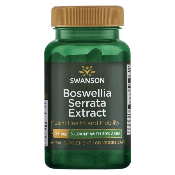 Boswellia Serrata Extract, 125mg - 60 vcaps