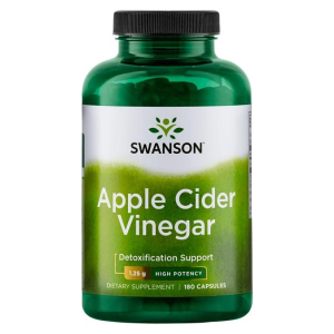 Apple Cider Vinegar, 1250mg High Potency - 180 caps