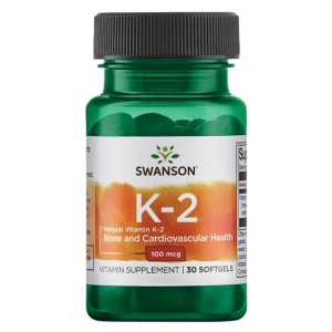 Vitamin K-2 - Natural, 100mcg - 30 softgels