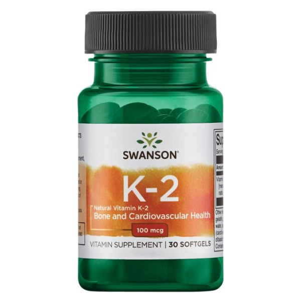 Vitamin K-2 - Natural, 100mcg - 30 softgels