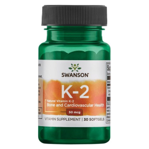 Vitamin K-2 - Natural, 50mcg - 30 softgels