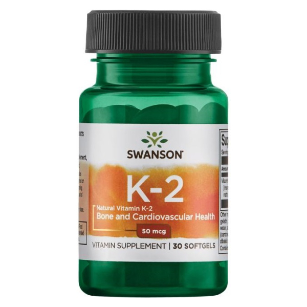 Vitamin K-2 - Natural, 50mcg - 30 softgels