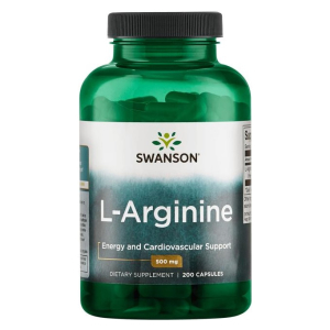 L-Arginine, 500mg - 200 caps