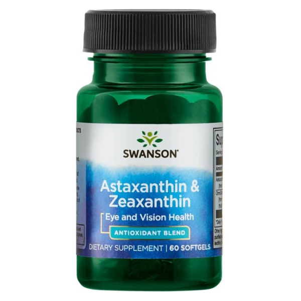 Astaxanthin & Zeaxanthin - 60 softgels