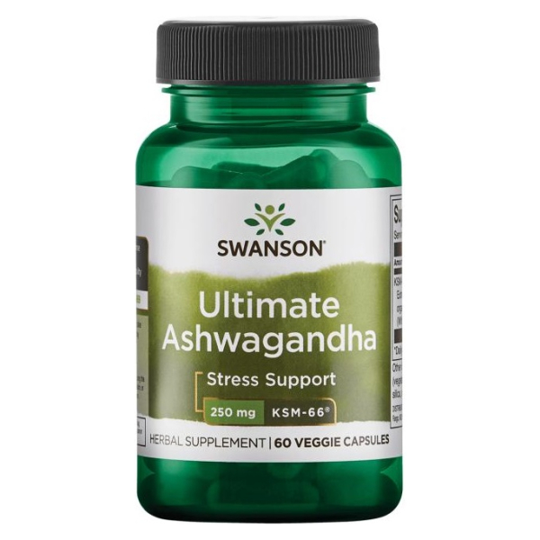 Ashwagandha Ultimate KSM-66, 250mg - 60 vcaps