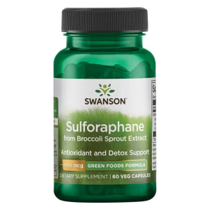 Sulforaphane from Broccoli Sprout Extract, 400mcg - 60 vcaps