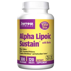 Alpha Lipoic Sustain, 300mg with Biotin - 120 tabs