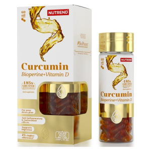 Curcumin + Bioperine + Vitamin D - 60 caps