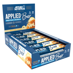 Applied Protein Crunch Bar, White Choc Caramel - 12 x 60g