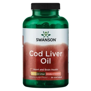 Cod Liver Oil, 700mg Double-Strength - 30 softgels