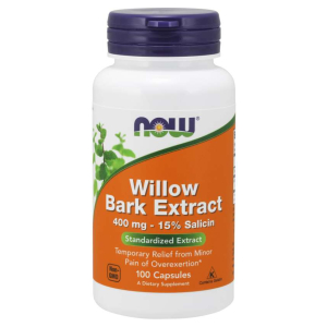 Willow Bark Extract, 400mg - 100 caps