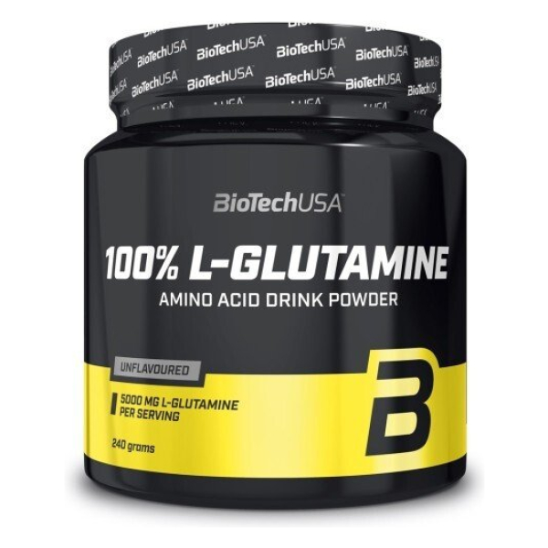 100% L-Glutamine, Unflavoured - 240g