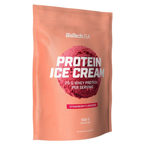 Protein Ice Cream, Strawberry - 500g