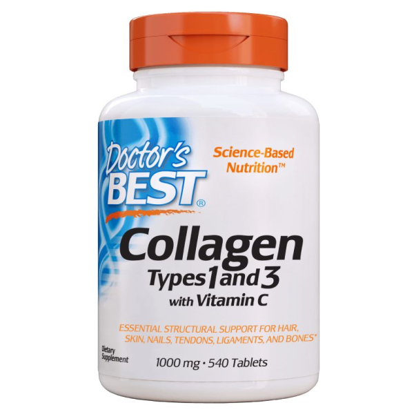 Collagen Types 1 and 3 with Vitamin C, 1000mg - 540 tabs