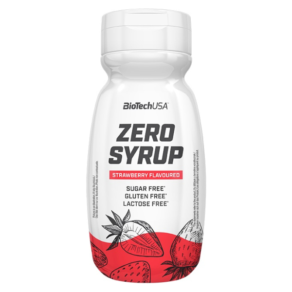 Zero Syrup, Strawberry - 320 ml.