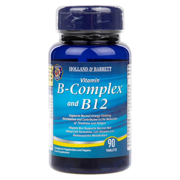 B Complex & B12 - 90 tablets