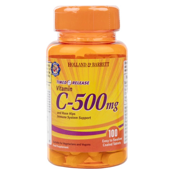 Vitamin C Timed Release with Bioflavonoids, 500mg - 100 tablets
