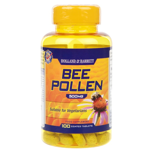 Bee Pollen, 500mg - 100 tablets