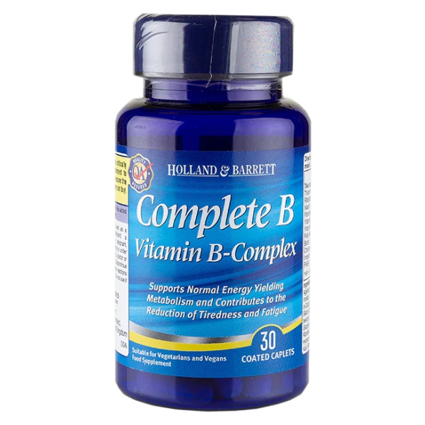 Complete B Vitamin B-Complex - 30 tablets