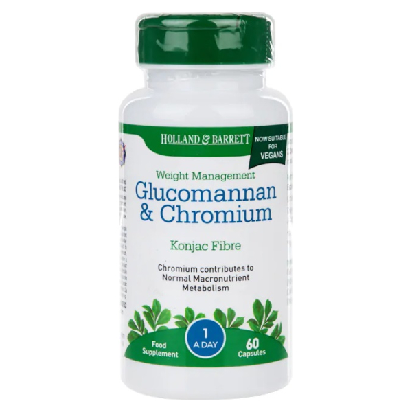 Glucomannan & Chromium - 60 caps