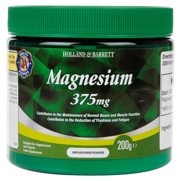 Magnesium Powder, 375mg - 200g