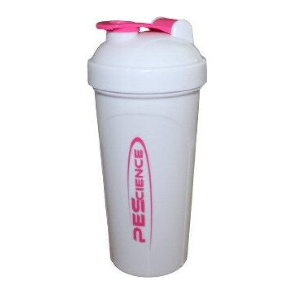 PEScience Shaker, White & Pink - 700 ml.