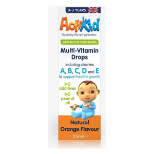 Multi-Vitamin Drops, Natural Orange Flavour - 25 ml.