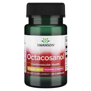 Octacosanol, Maximum-Strength 20mg - 30 caps