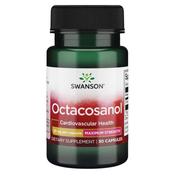 Octacosanol, Maximum-Strength 20mg - 30 caps